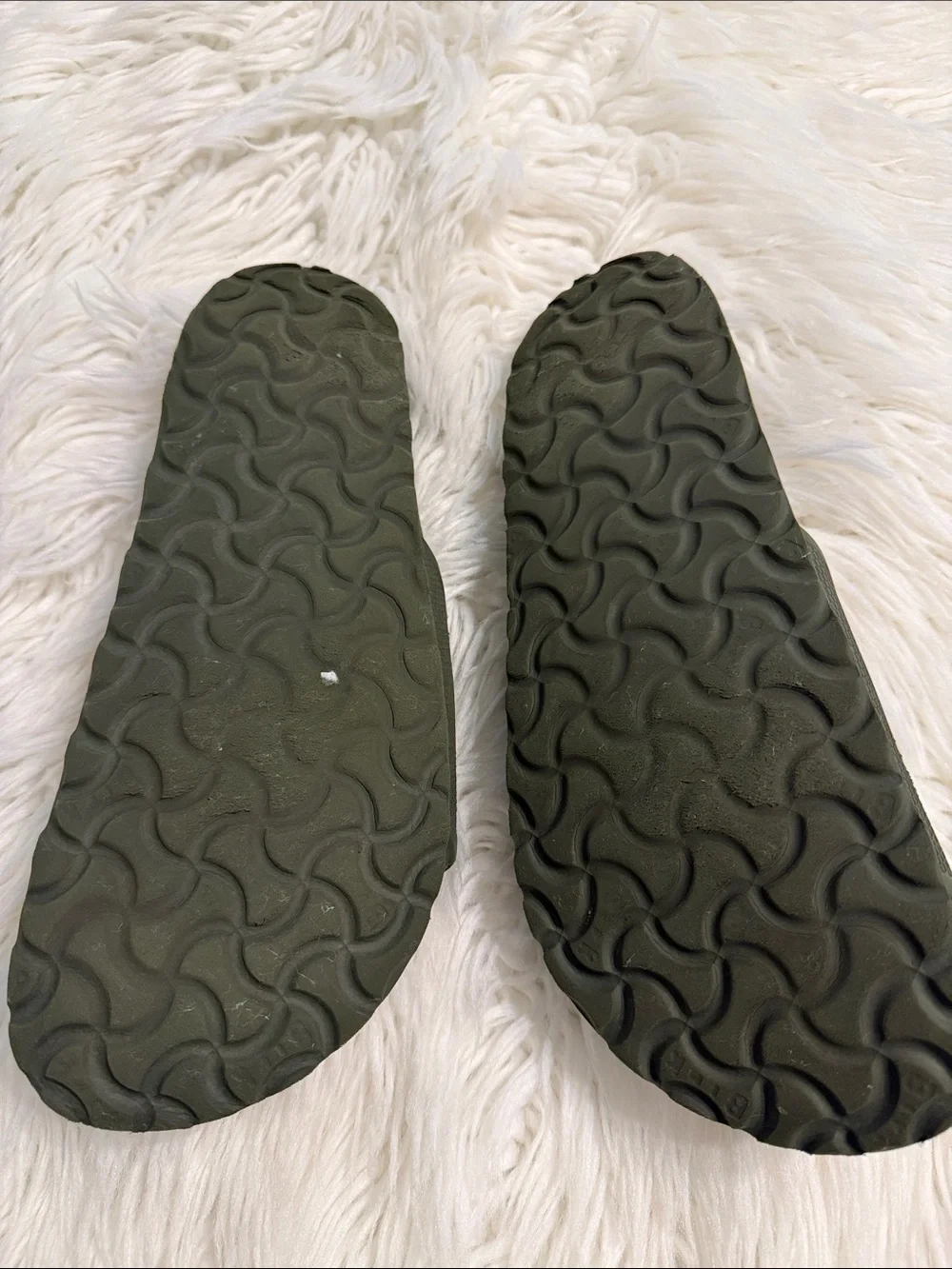 Birkenstock Olive Green EVA Slide Sandals size 43 USA (10)